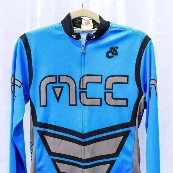 Champ-Sys Monson Cycle Size Large long sleeve mock neck full zip cycling shirt - Picture 2 of 11